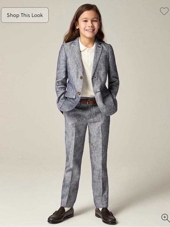 Crewcuts Other - NWT- NEW Crew Crewcuts Boys' Lightweight Gray linen Suit Jacket & Pants Set